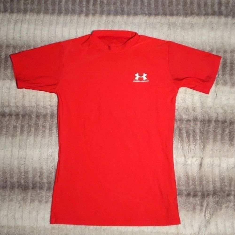 Under Armour Red Athletic Tee